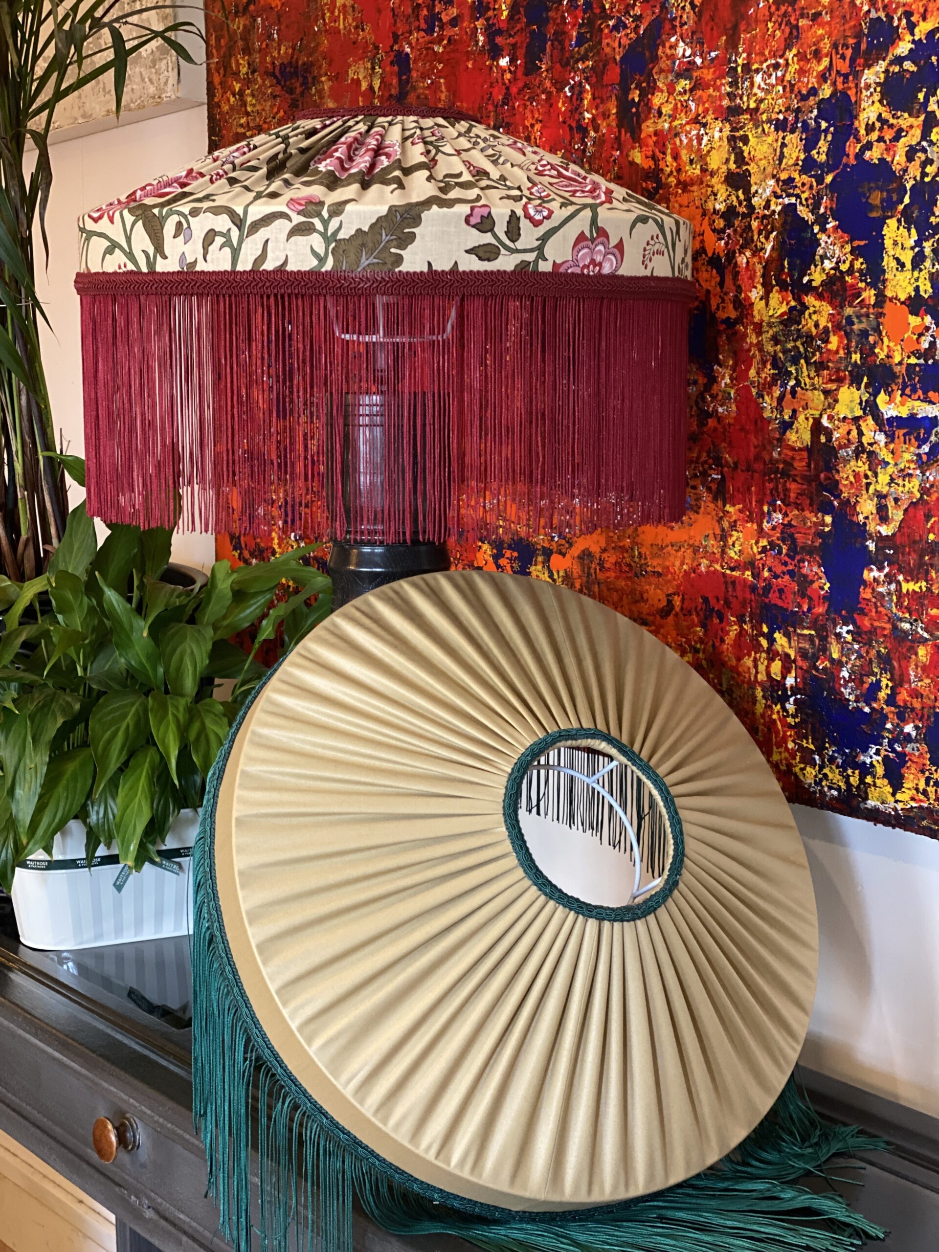 Vintage Lampshade making courses with Moji Designs in Brighton