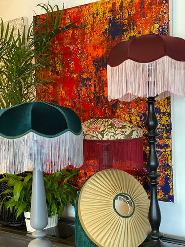 4-Day vintage lampshade masterclass, hand-stitched lampshades