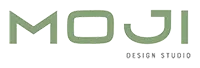 Moji Designs logo – representing hand-crafted, artisanal home and lifestyle products by Moji Salehi.