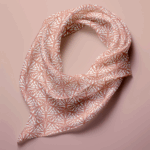Hand-printed Silk Scarf- Butterfly Garden
