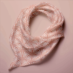 Hand-printed Silk Scarf- Butterfly Garden - Image 2