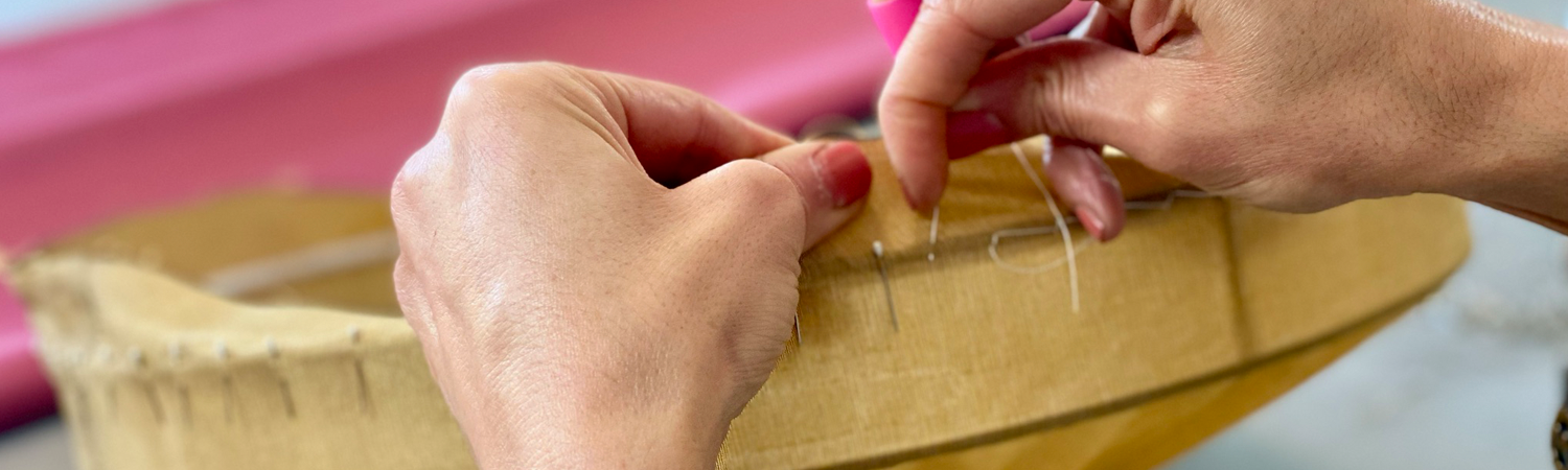 5-Day bespoke lampshade masterclass, hand-stitched and modern techniques