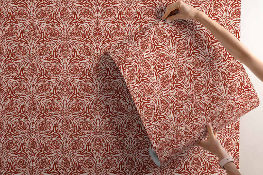 Cedar Berry Thistle Wallpaper