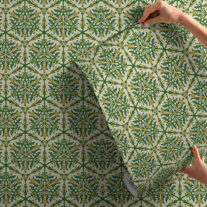 Jasmine Courtyard Wallpaper