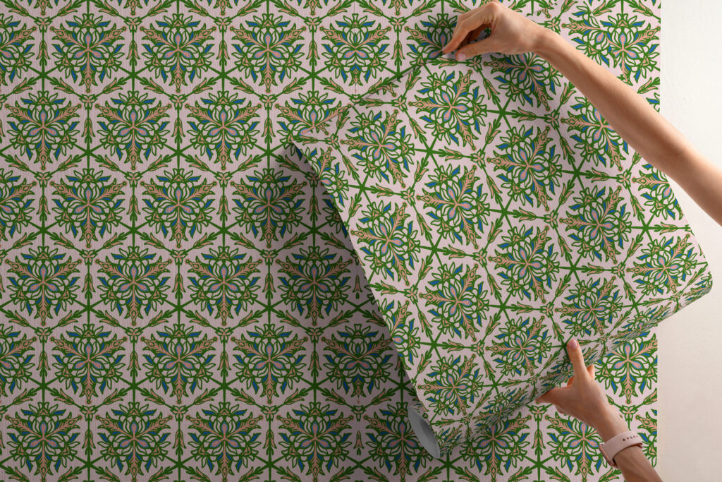 Rosewater Pavilion Wallpaper