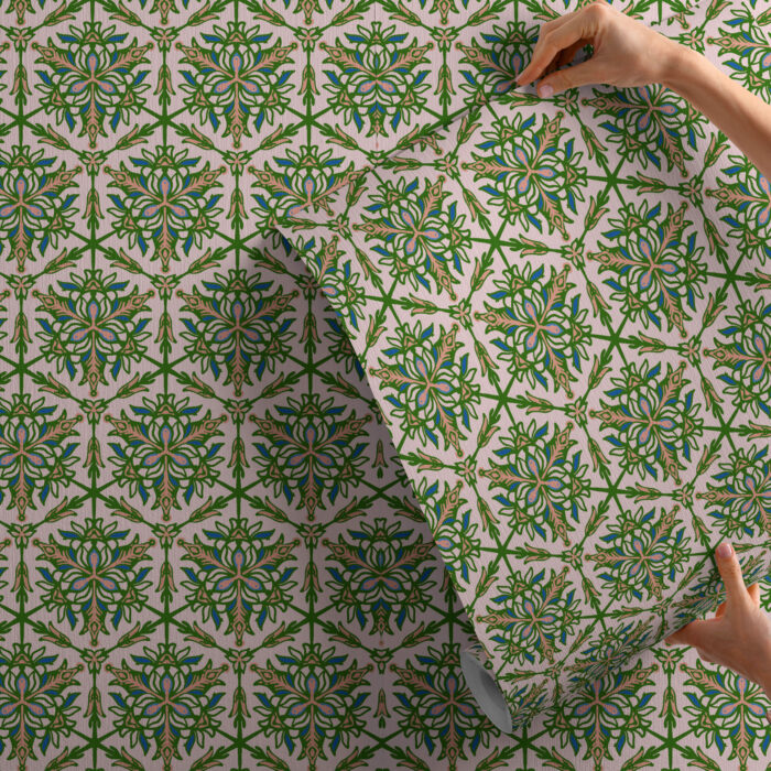 Rosewater Pavilion Wallpaper