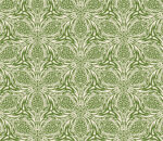 Moss Green Thistle Wallpaper