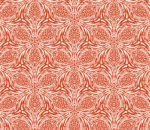 Persimmon Thistle Wallpaper