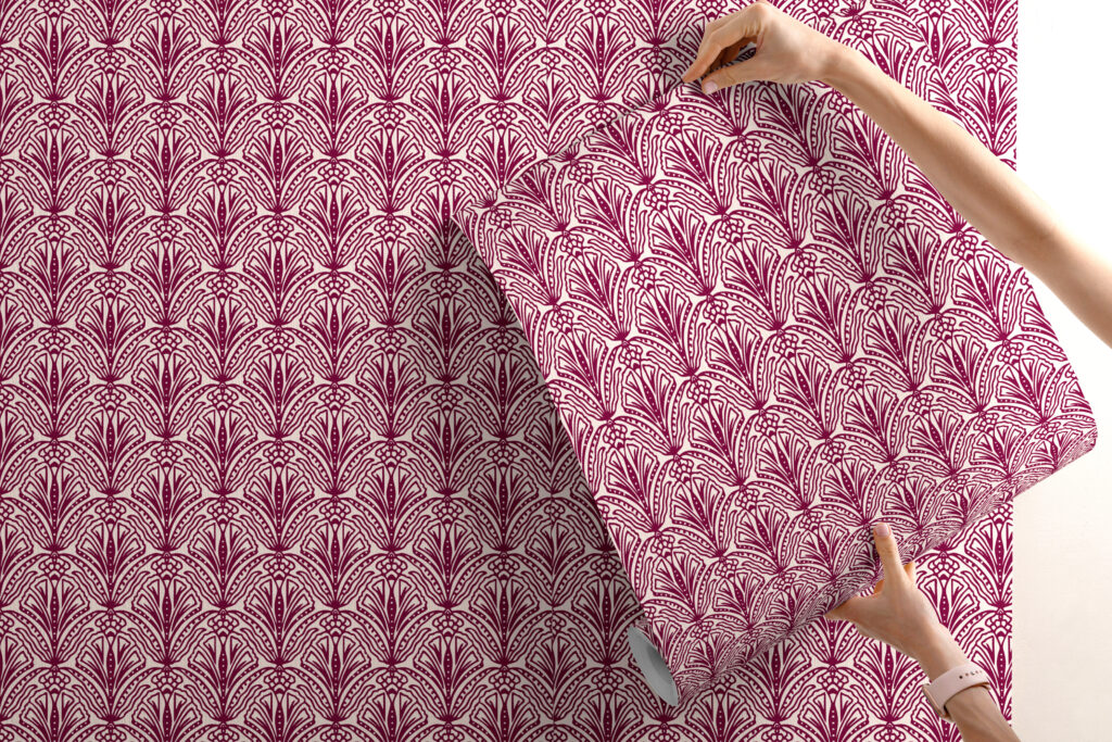 Velvet Plum Shiraz Bloom Wallpaper