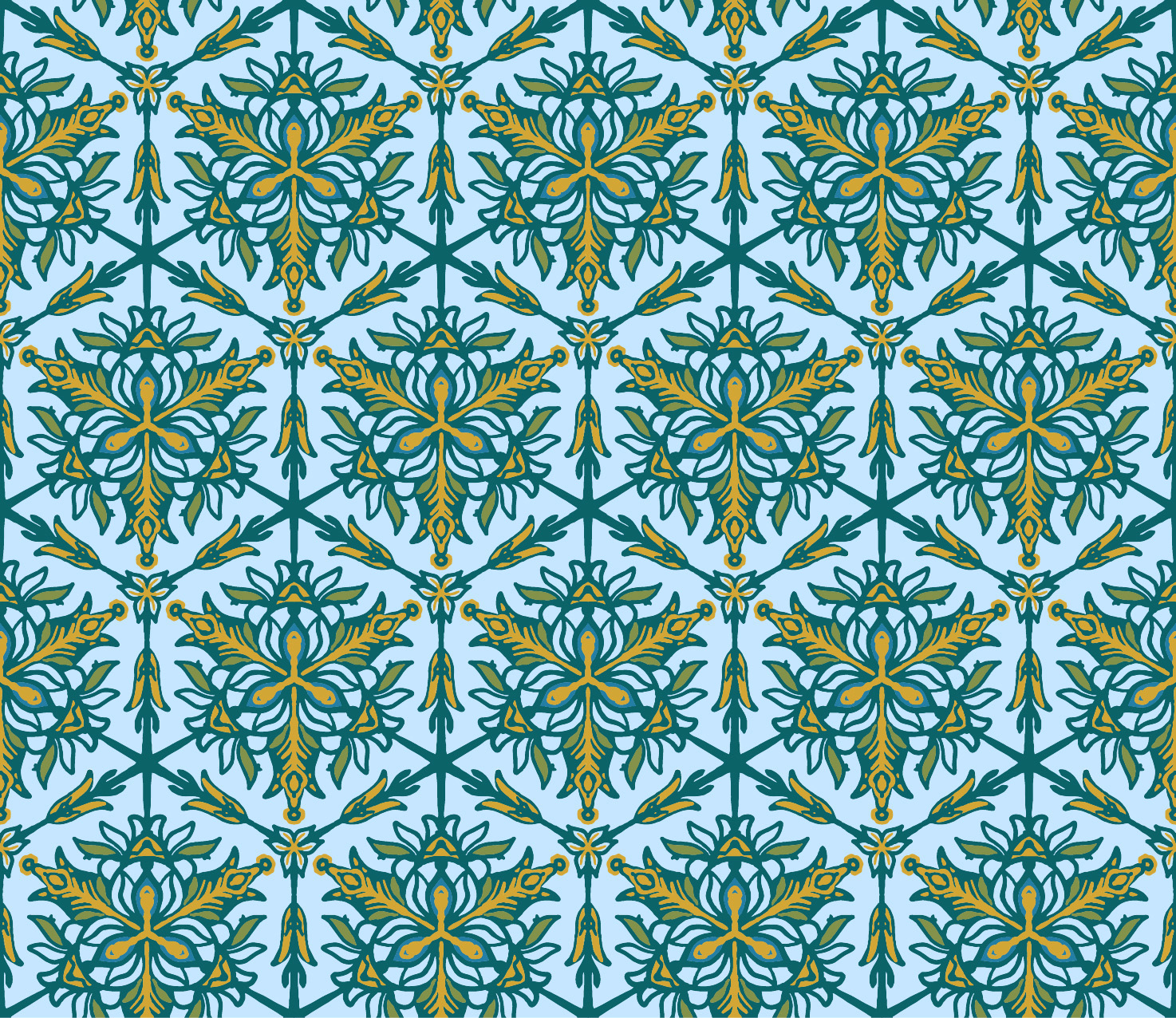 Moonlit Courtyard Wallpaper Moonlit Courtyard Wallpaper