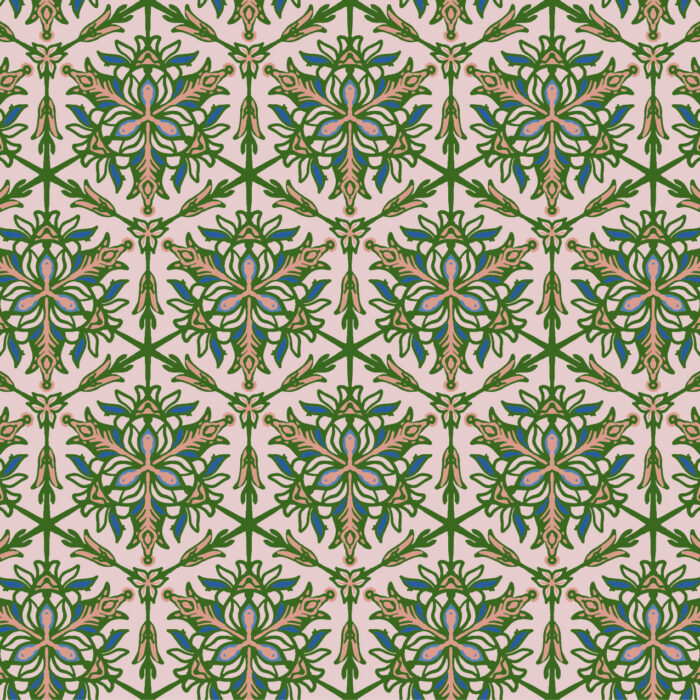 Rosewater Pavilion Wallpaper