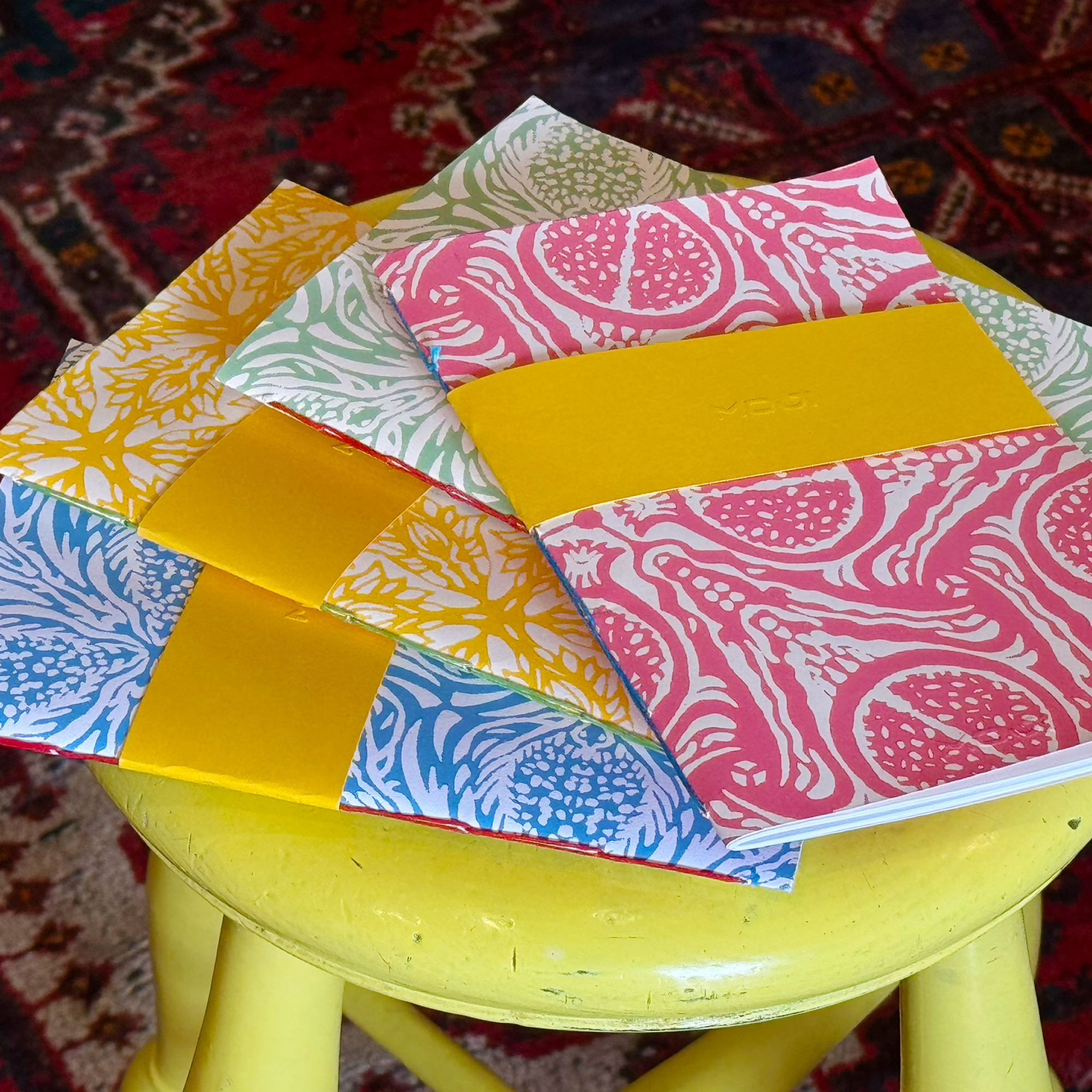 Block printed homewares, gifts and accessories made in the UK by Moji DesignsBlock printed homewares, gifts and accessories made in the UK by Moji Designs