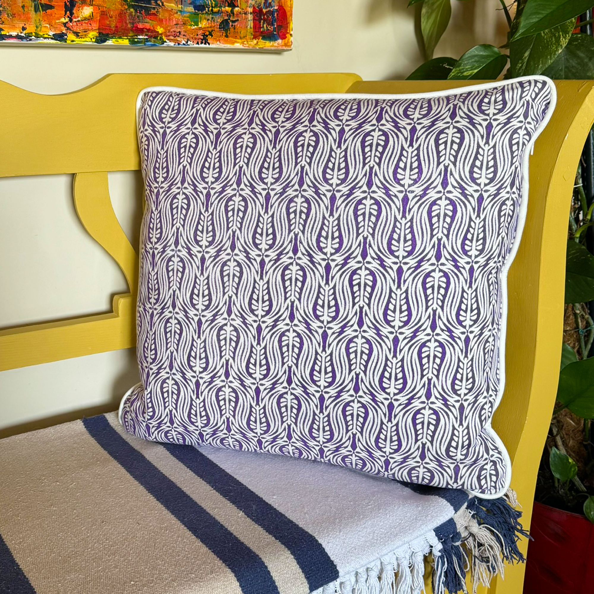 Block printed homewares, gifts and accessories made in the UK by Moji Designs