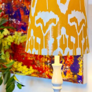 Such a delightful fabric!! Made by my recent student, this empire ikat lampshade is versatile and lively and I love how easily it can be in harmony with both contemporary and traditional interiors. 
.
.
.
.
.
.
.
.
.
.
#lampshades #lampshademakingworkshops  #lampshademaker #lampshadedesign #lampshademaking #lampshadeworkshop #making lampshades #sewinglampshades #traditionalcrafts #howtomakelampshades #gatheredlampshades #pleatedlampshades #tailoredlampshades #lampshademakingbusiness #mojidesigns #madeinuk #drumlampshade #interiorstyling #bespoke #modernlampshades #hardbacklampshades #bespokelampshademaker #drumlampshades #ikat #ikatfabric #ikatlampshades
