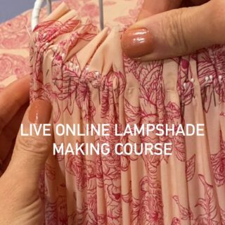 And here we are with a quick glimpse of one of five lampshades, taught live online this week with my lovely student Erica up in Bonnie Scotland🏴󠁧󠁢󠁳󠁣󠁴󠁿
Dm or email us for details on learning this fabulous craft in the comfort of your home, wherever it may be….🌎😉
.
.
.
.
.
#lampshadesign #lampshademaker #lampshademaking #onlinelearning #virtuallearning #making #handmadeuk #stitching #handstitched #interiors2you #interiordesignideas #home #homedecoration #fabric #rose #pink #cotton #pleated #explore #explorepage #gatheredstyle #reels #lighting #reelofinstagram #scotland #worldwide #sewing