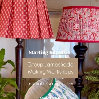 Exciting News! 🎉

Calling all lampshade enthusiasts! 

I’m thrilled to announce that I’ll be hosting a series of Group Lampshade Making Workshops throughout the entire month of July right here at my studio in beautiful Brighton! 

Get ready to immerse yourself in the world of lampshade craftsmanship as we explore four different styles over the course of five days (Monday to Friday) or during one of our three weekend workshops. From popular traditional styles to modern designs, there’s something for everyone to learn and love!

Each workshop includes all the materials you’ll need and a delicious lunch, so all you have to do is bring yourself and your creativity. 

Nestled in my charming Coach House Studio, located just a one-hour train journey from London, my small group workshops in Brighton offers an intimate learning environment, with only 4-6 students per session. 

Don’t miss out on this incredible opportunity to expand your skills and unleash your creativity in the heart of Brighton! 

All the information is on my website so head over there to book your spot today before they’re all gone! 
.
.
If you have any questions or need further details, feel free to contact me via DM or email. I’m excited to hear from you! 💕
With lots of love,
Moji xx
.
.
.
.
.
#lampshadeworkshop #traditionallampshade #lampshadecourse #lampshadeclasses #modernlampshades #drumlampshades #gatheredlampshades #pleatedlampshades #rufflelampshade #exploremore #boxpleated #learninganewskill #traveltolearn #smallbusinessowner #businesssupport