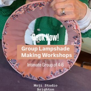Have you heard? I am excited to introduce my brand new group lampshade making workshops! 

From two-day to five-day workshops, there’s plenty to learn in my cosy coach house studio in Brighton. Join me for a hands-on experience where beginners and more advanced learners alike can delve into the art of both modern and traditional hand-stitched lampshade making.

Plus, all materials and a delicious lunch are included, making it a hassle-free and enjoyable experience! The class size is small and intimate, with a maximum of 4-6 students, ensuring everyone receives personalised attention and guidance.

Spaces are limited, so book now to secure your spot in my sought-after lampshade courses. Don’t miss out on this fantastic opportunity to unleash your creativity and master the art of lampshade making with me! 
.
.
.
Feel free to contact me via email or DM if you have any questions or wish to join me on a lampshade course. All the information is also on my website. 

With much love, Moji 💕xx
.
.
.
#lampshadeworkshops #lampshademakingcourse #lampshadedesigner #learnanewskill #brighton #handstitched #craftsmanshipmatters #pleatedlampshade #gatheredlampshades #vintagelampshade #groupworkshops #businesstips