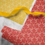 Hand-printed evening lavendar wrapping paper