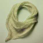 Hand-printed sage green cottage leaves